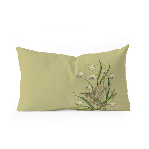 Pimlada Phuapradit Hummingbird 03 Oblong Throw Pillow
