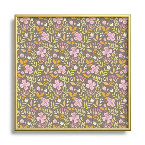Pimlada Phuapradit Ingrid Metal Square Framed Art Print