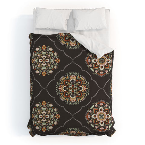 Pimlada Phuapradit Ivy Mandalas Duvet Cover