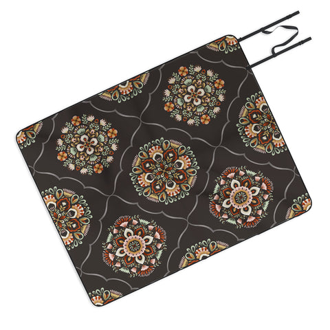 Pimlada Phuapradit Ivy Mandalas Picnic Blanket