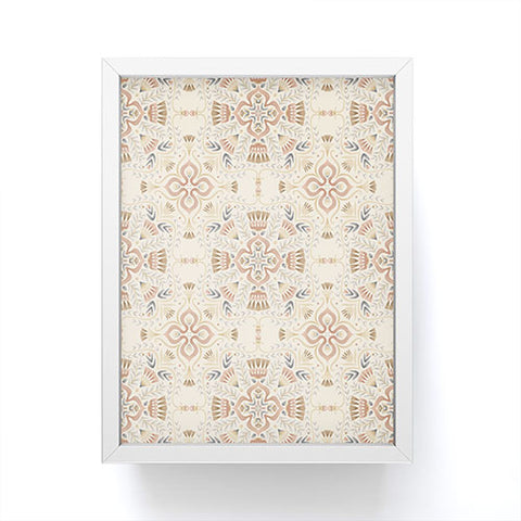 Pimlada Phuapradit Kaasni beige Framed Mini Art Print