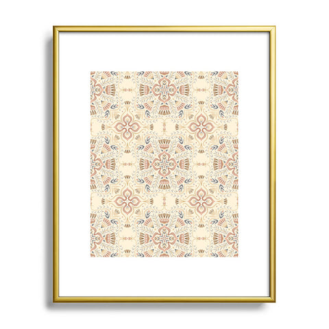 Pimlada Phuapradit Kaasni beige Metal Framed Art Print