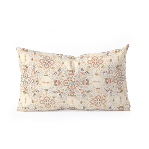 Pimlada Phuapradit Kaasni beige Oblong Throw Pillow