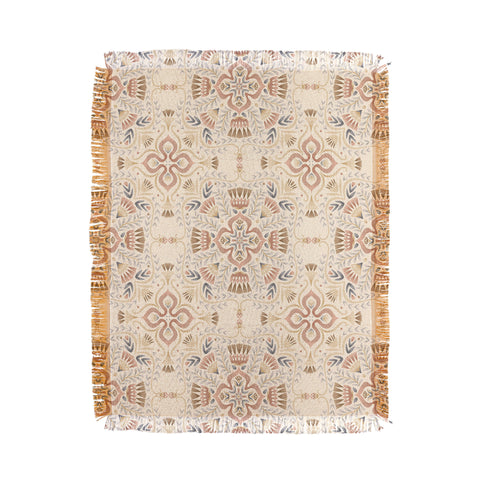 Pimlada Phuapradit Kaasni beige Throw Blanket