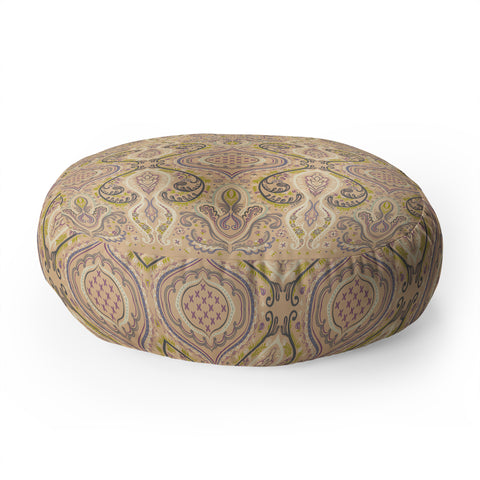 Pimlada Phuapradit Lace Damask Floor Pillow Round