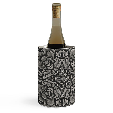 Pimlada Phuapradit Lace Doily drawing black Wine Chiller