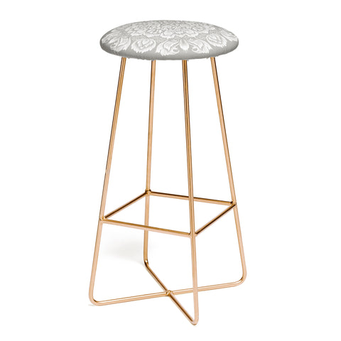 Pimlada Phuapradit Lace Doily drawing Grey Bar Stool