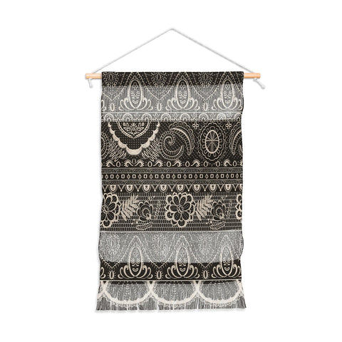 Pimlada Phuapradit Lace drawing charcoal and cream Wall Hanging Portrait