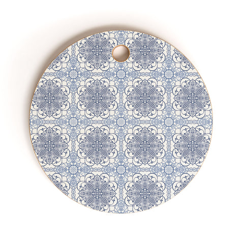 Pimlada Phuapradit Lace Mandala 1 Cutting Board Round
