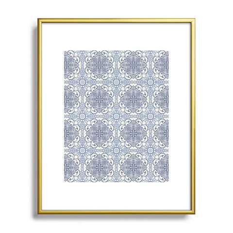 Pimlada Phuapradit Lace Mandala 1 Metal Framed Art Print