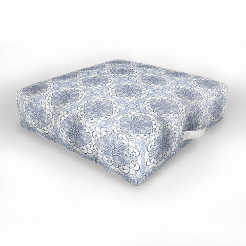 Pimlada Phuapradit Lace Mandala 1 Outdoor Floor Cushion