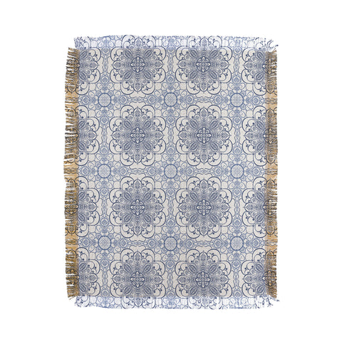 Pimlada Phuapradit Lace Mandala 1 Throw Blanket