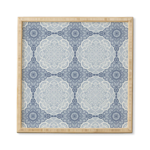 Pimlada Phuapradit Lace mandala 3 Framed Wall Art