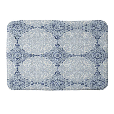 Pimlada Phuapradit Lace mandala 3 Memory Foam Bath Mat