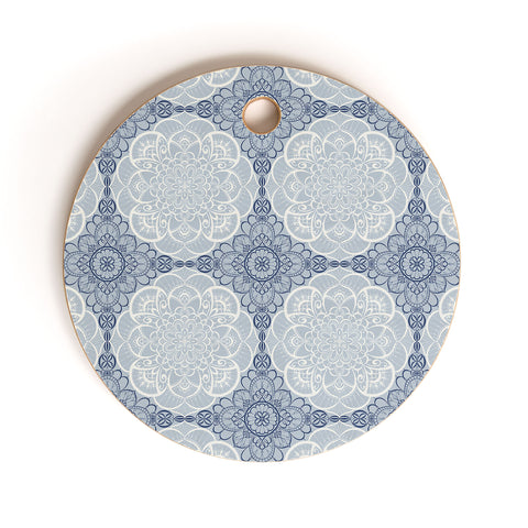 Pimlada Phuapradit Lace mandala 3 Cutting Board Round