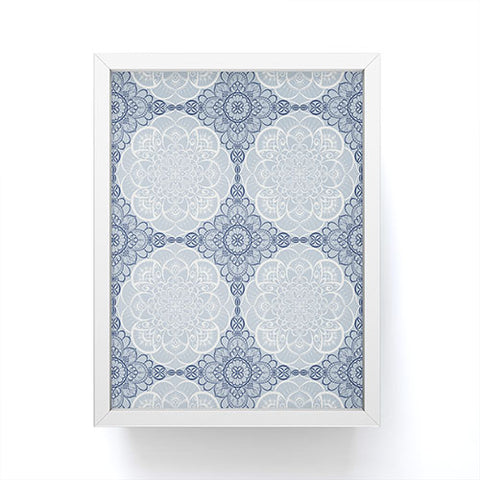 Pimlada Phuapradit Lace mandala 3 Framed Mini Art Print