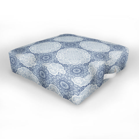 Pimlada Phuapradit Lace mandala 3 Outdoor Floor Cushion