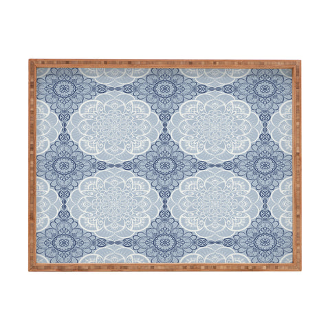 Pimlada Phuapradit Lace mandala 3 Rectangular Tray