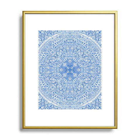 Pimlada Phuapradit Line art Mandala 2 Metal Framed Art Print