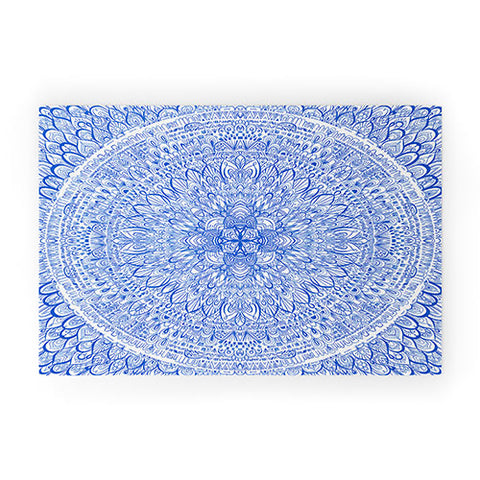 Pimlada Phuapradit Line art Mandala 2 Welcome Mat