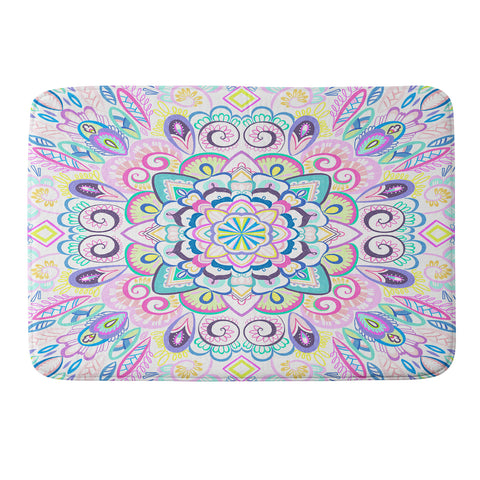 Pimlada Phuapradit Mandala 01 Memory Foam Bath Mat