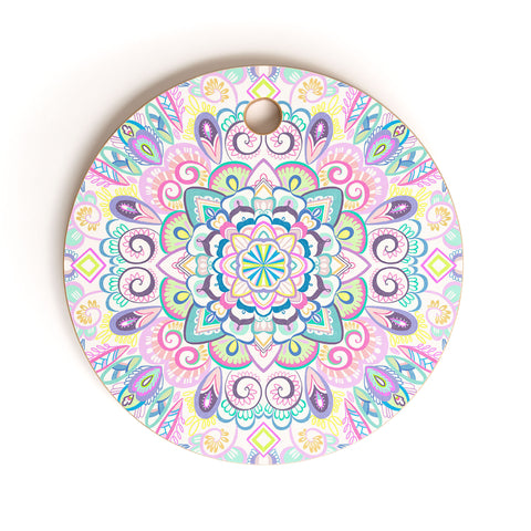 Pimlada Phuapradit Mandala 01 Cutting Board Round