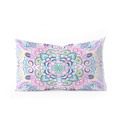 Pimlada Phuapradit Mandala 01 Oblong Throw Pillow