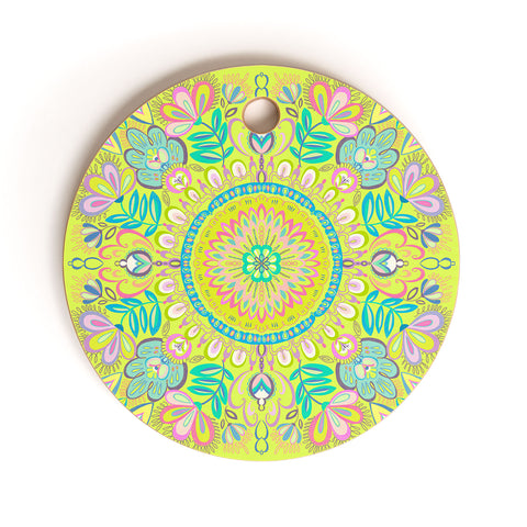 Pimlada Phuapradit Mandala 02 Cutting Board Round