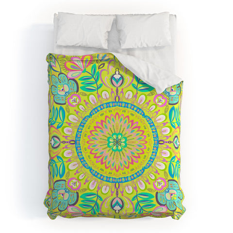 Pimlada Phuapradit Mandala 02 Duvet Cover