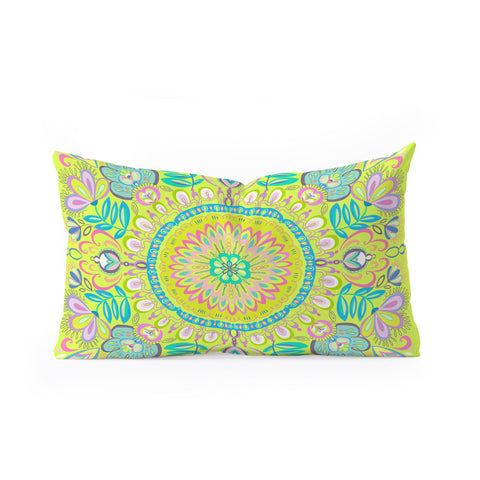 Pimlada Phuapradit Mandala 02 Oblong Throw Pillow