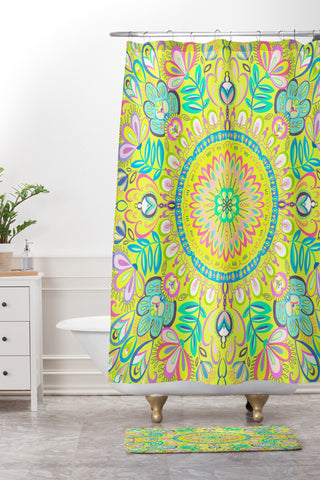 Pimlada Phuapradit Mandala 02 Shower Curtain And Mat