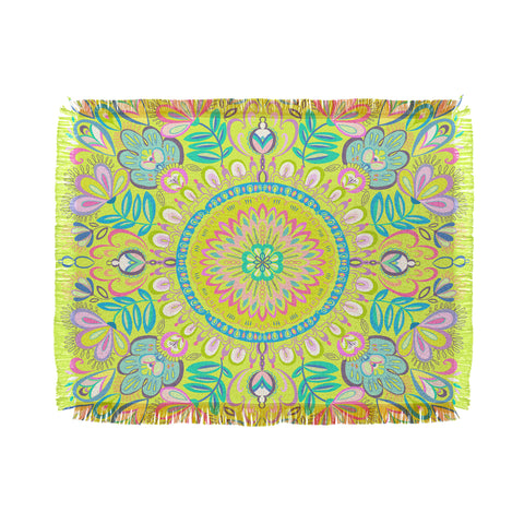 Pimlada Phuapradit Mandala 02 Throw Blanket