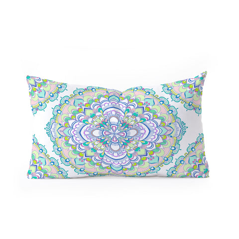 Pimlada Phuapradit Mandala 04 Oblong Throw Pillow