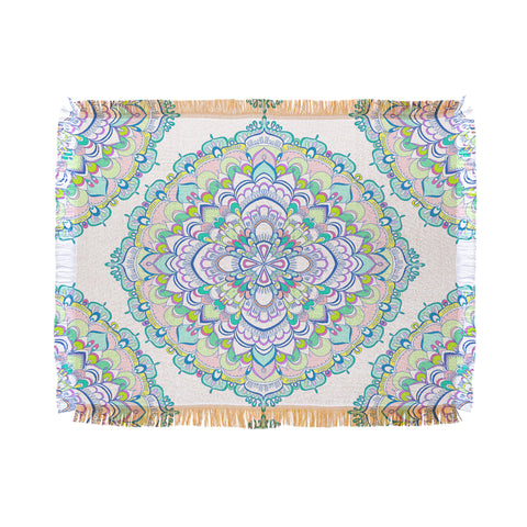 Pimlada Phuapradit Mandala 04 Throw Blanket