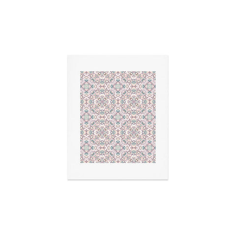 Pimlada Phuapradit Mandala Floral tile Art Print