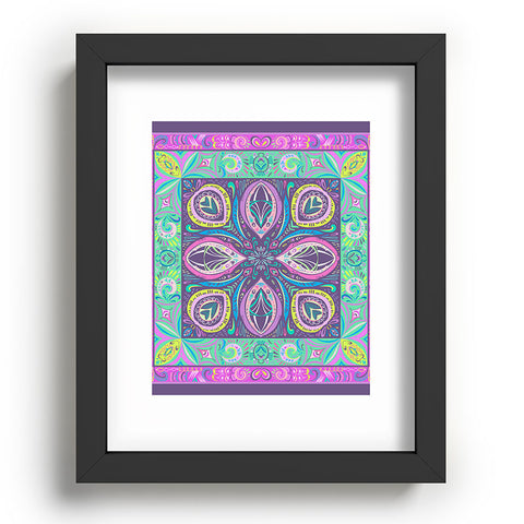 Pimlada Phuapradit Mandala flower Recessed Framing Rectangle