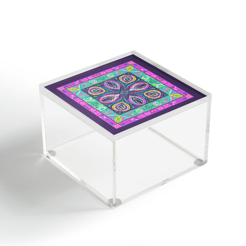 Pimlada Phuapradit Mandala flower Acrylic Box