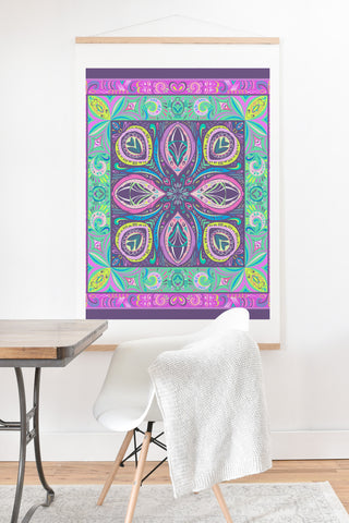 Pimlada Phuapradit Mandala flower Art Print And Hanger