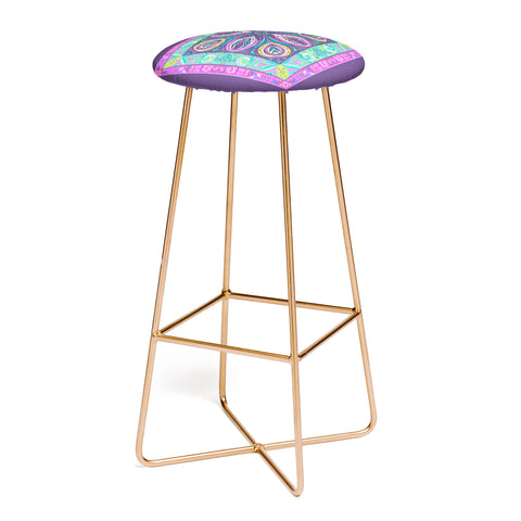Pimlada Phuapradit Mandala flower Bar Stool