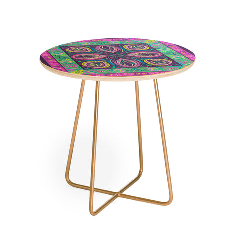 Pimlada Phuapradit Mandala flower Round Side Table