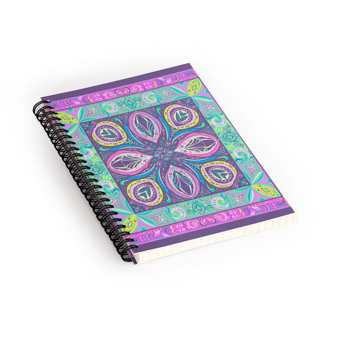 Pimlada Phuapradit Mandala flower Spiral Notebook