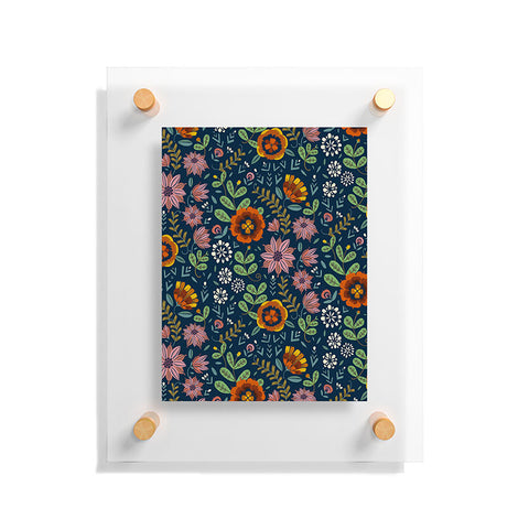 Pimlada Phuapradit midnight bloom 1 Floating Acrylic Print