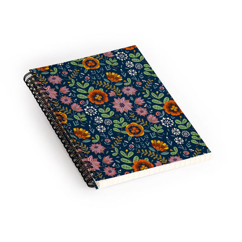 Pimlada Phuapradit midnight bloom 1 Spiral Notebook