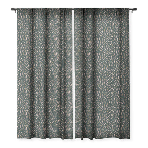 Pimlada Phuapradit Mini Leaves 1 Sheer Window Curtain