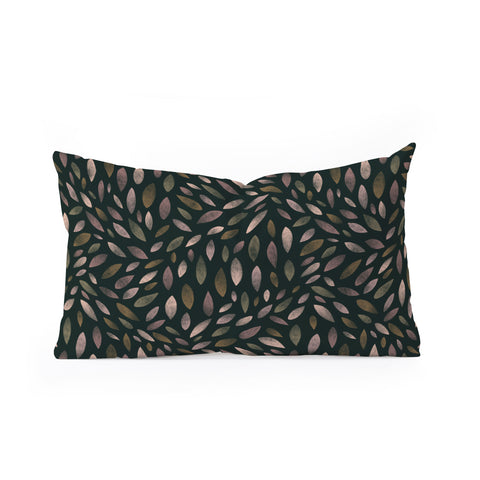 Pimlada Phuapradit Mini Leaves 1 Oblong Throw Pillow