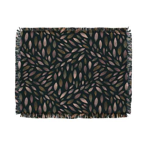 Pimlada Phuapradit Mini Leaves 1 Throw Blanket