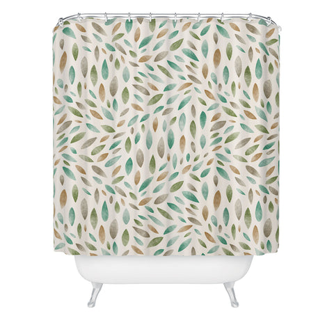 Pimlada Phuapradit Mini Leaves 2 Shower Curtain