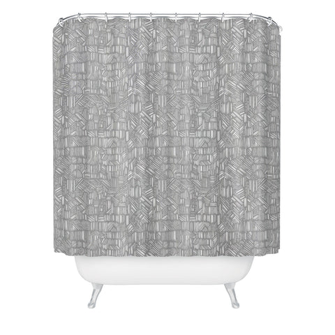 Pimlada Phuapradit mini line work Shower Curtain