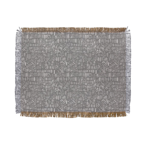 Pimlada Phuapradit mini line work Throw Blanket