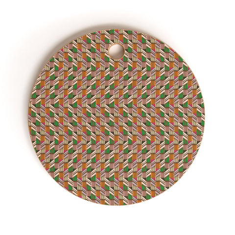 Pimlada Phuapradit mini weave 1 Cutting Board Round